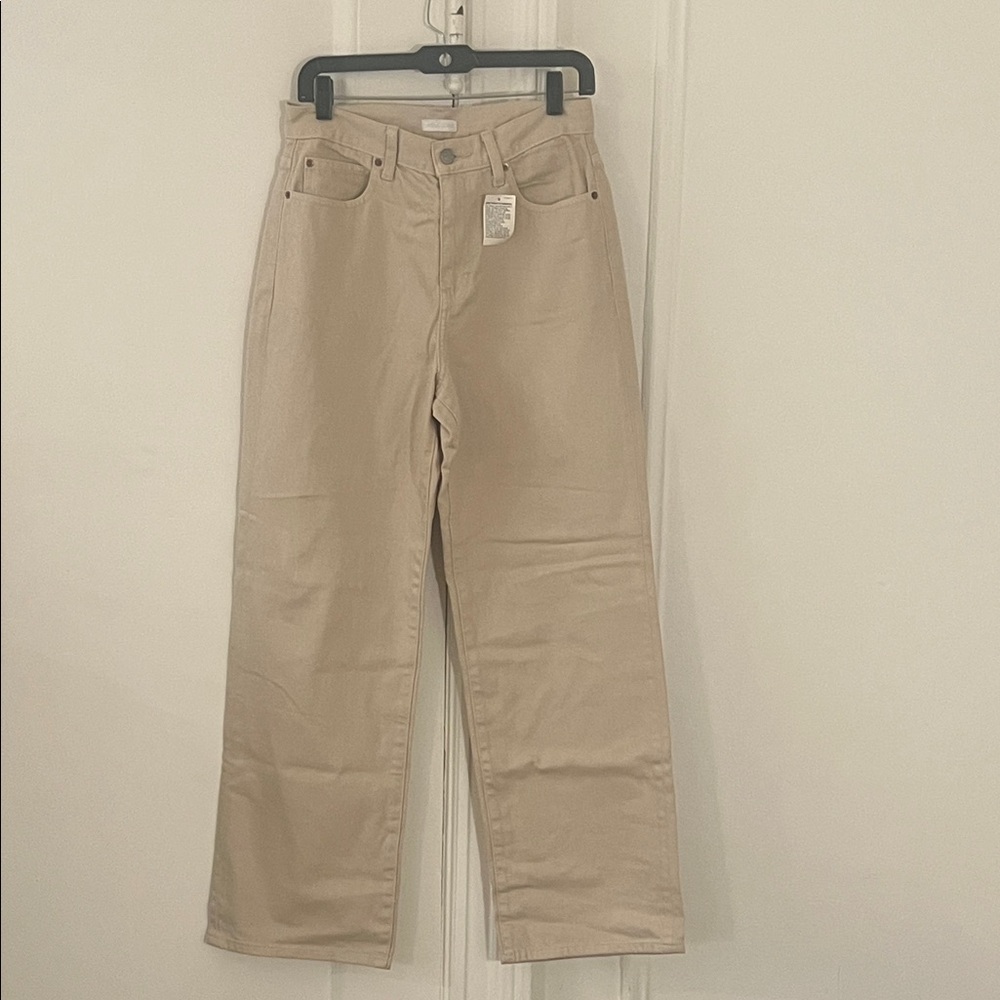 Uniqlo wide leg beige Women's Jeans